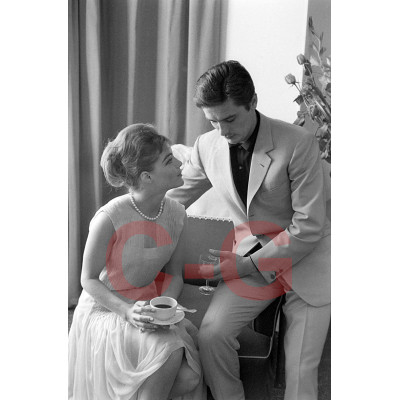 Romy Schneider et Alain Delon 1962 Romy Schneider et Alain Delon 1962