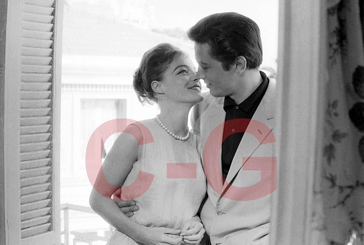 Romy Schneider et Alain Delon 1962 Romy Schneider et Alain Delon 1962