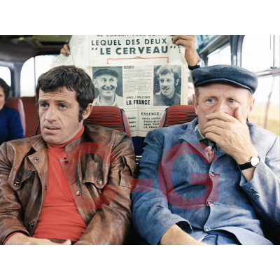 Jean-Paul Belmondo et Bourvil - Le cerveau 1969 Jean-Paul Belmondo et Bourvil - Le cerveau 1969