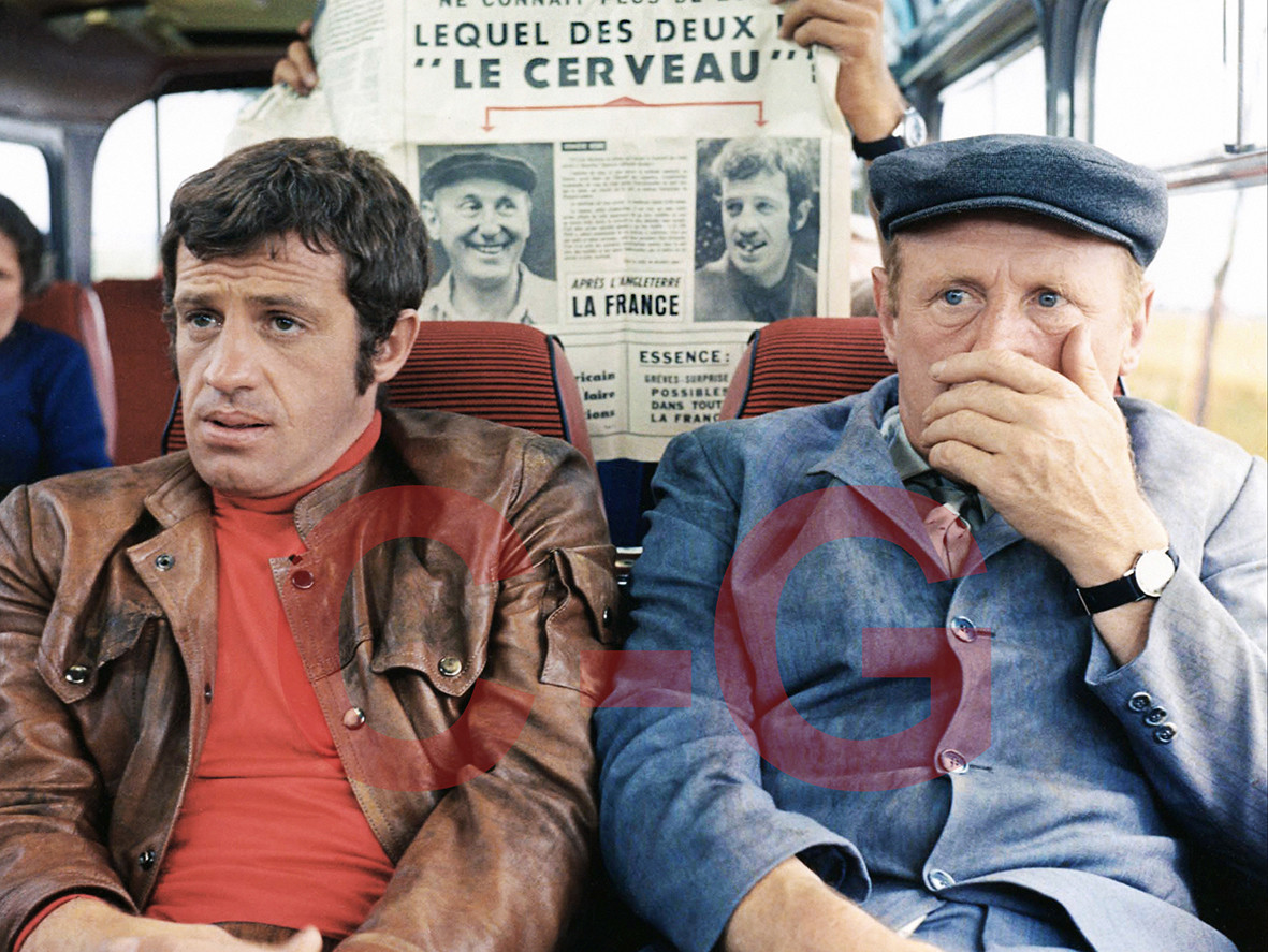 Jean-Paul Belmondo et Bourvil - Le cerveau 1969 Jean-Paul Belmondo et Bourvil - Le cerveau 1969