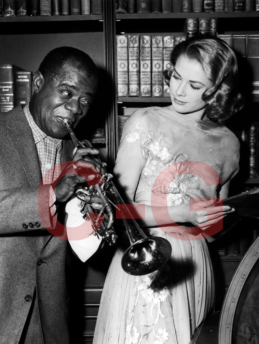 Grace Kelly et Louis Armstrong - Haute société 1956 Grace Kelly et Louis Armstrong - Haute société 1956