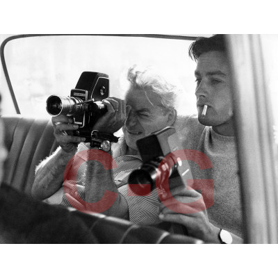 Alain Delon et René Clément - Les félins 1964 Alain Delon et René Clément - Les félins 1964