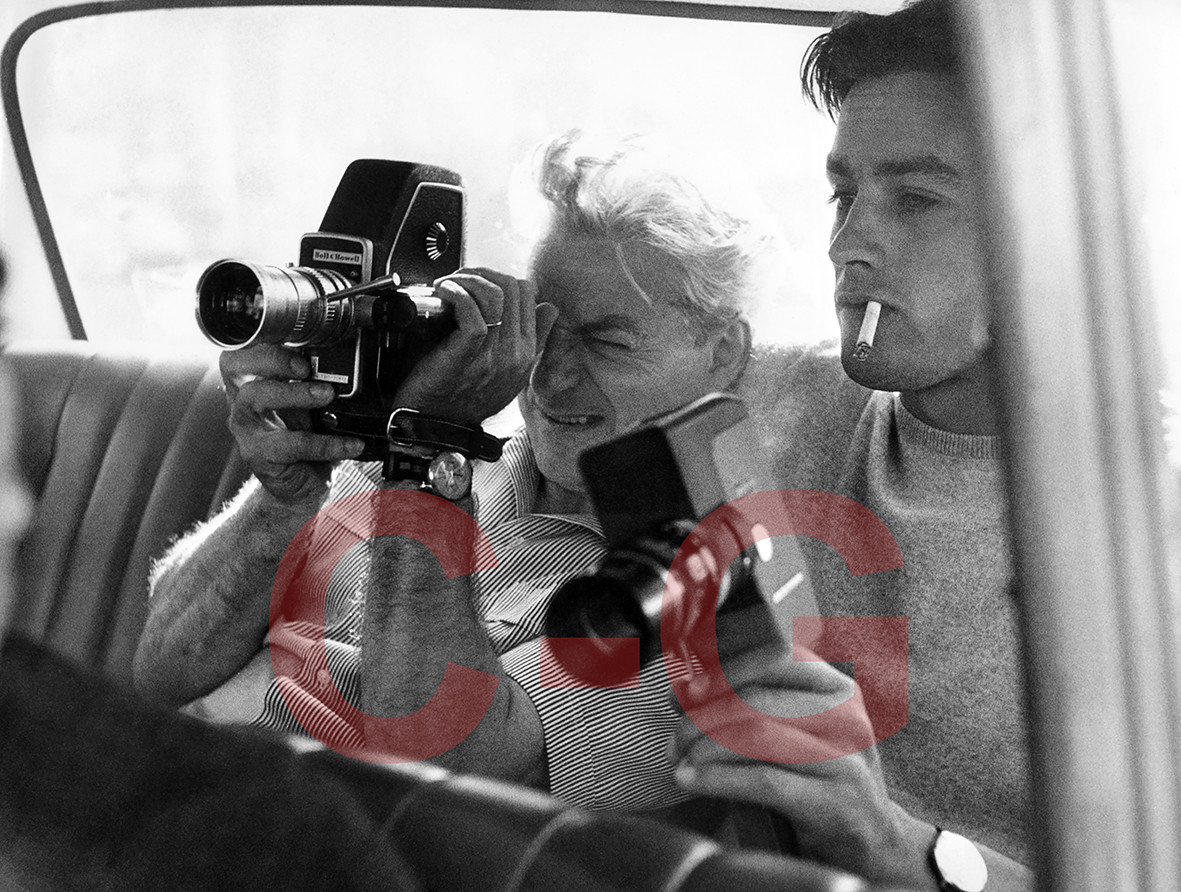 Alain Delon et René Clément - Les félins 1964 Alain Delon et René Clément - Les félins 1964