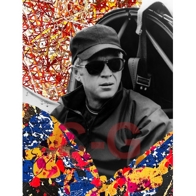 Portrait de Steeve McQueen selon EB5 Portrait de Steeve McQueen selon EB5