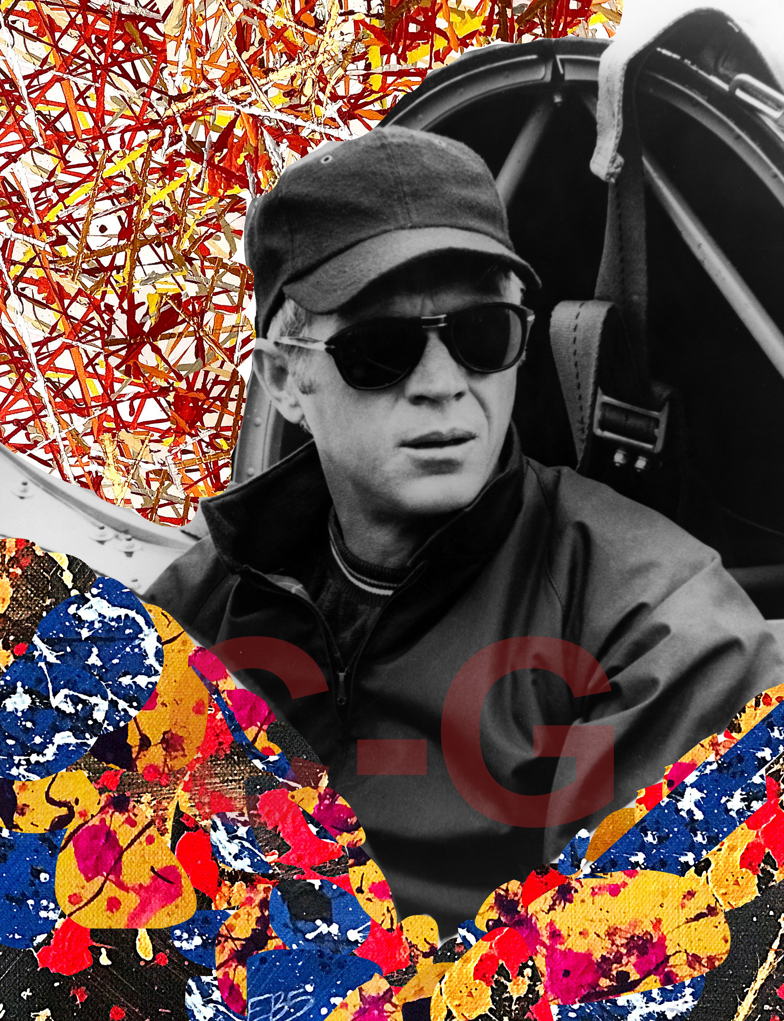 Portrait de Steeve McQueen selon EB5 Portrait de Steeve McQueen selon EB5