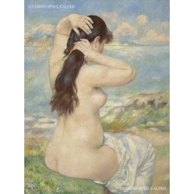 Pierre-Auguste Renoir - Baigneuse arrangeant ses cheveux, 1885